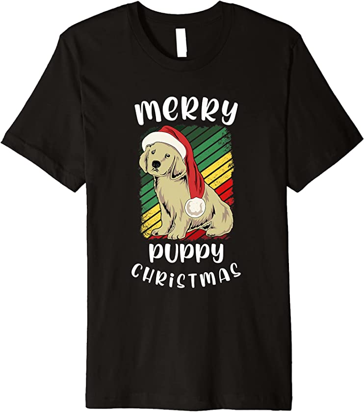 Ugly Christmas Sweater Graphic Design For Dog Puppy Lovers Premium T-Shirt