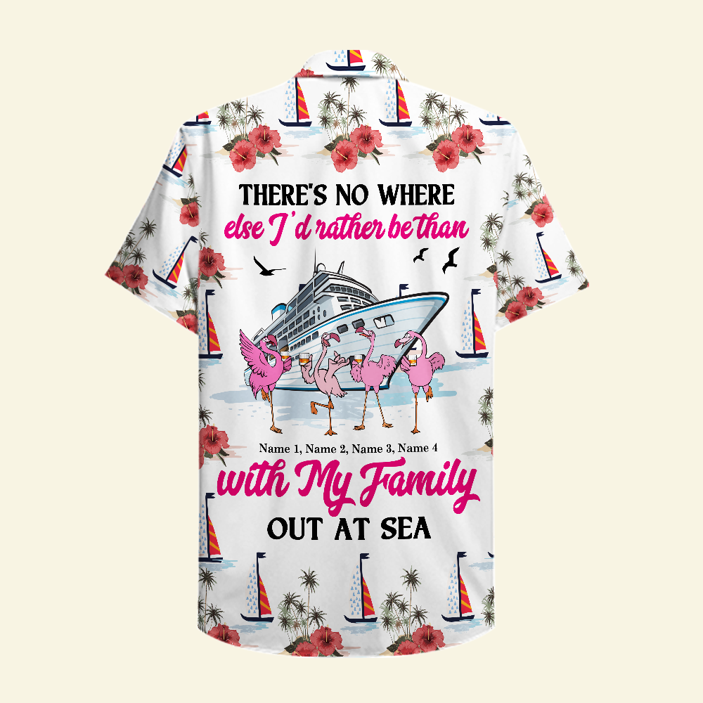 Cruising Flamingo No Where Else Custom Hawaii Aloha Shirt Ha35565