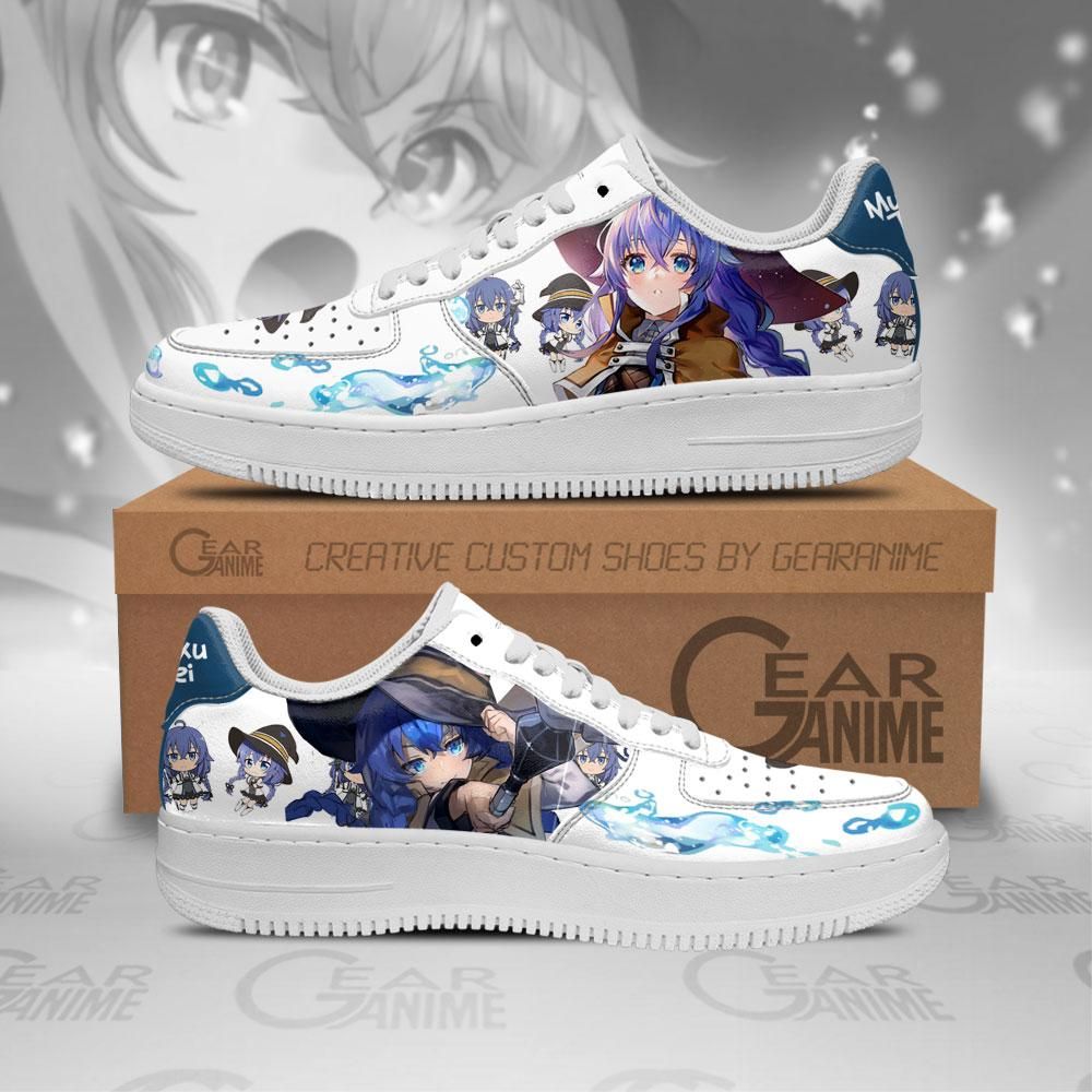 Mushoku Tensei Roxy Migurdia Air Force Shoes Sneakers Custom Anime