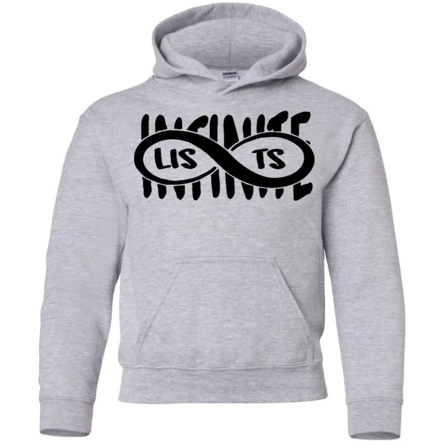 AGR infinite lists Youth Pullover Hoodie