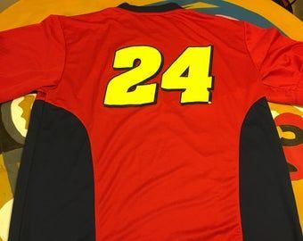 Vintage Jeff Gordon Du Pont Motosport  T-shirt 2258