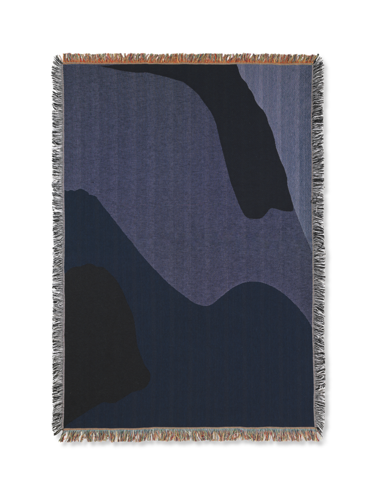 Vista Blanket In Dark Blue