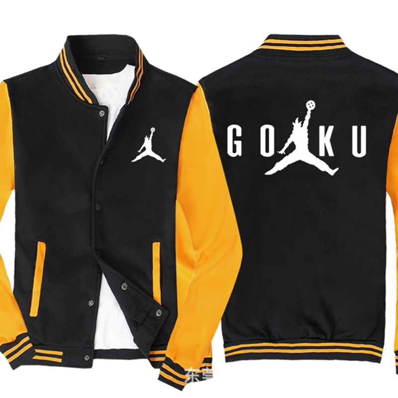 New Men Baseball Uniform For Goku Car Logo Print Casual Hip Hop Harajuku Warm Sweatshirts Mens Baseball Jacket Slim Fit Unisex Alx Men/Women Shirtspotlight