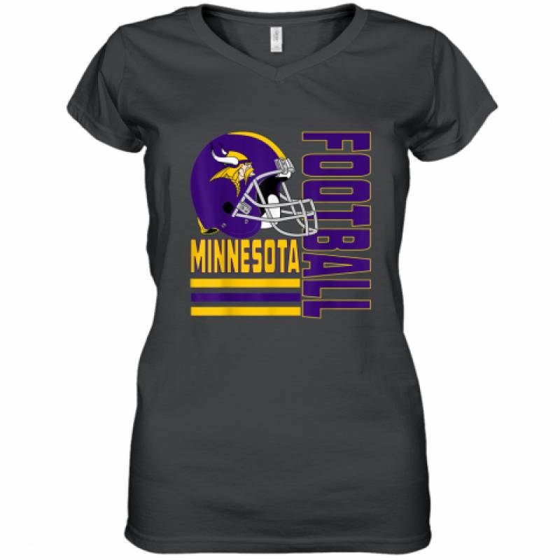 Minnesota Vikings Footballs Fan shirt Women's V-Neck T-Shirt