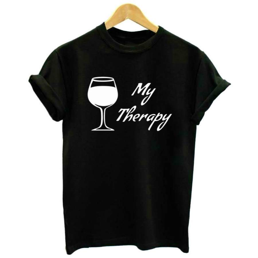 Wine Print Men Tshirt Casual Cotton Hipster Funny T Shirt For Top Tee