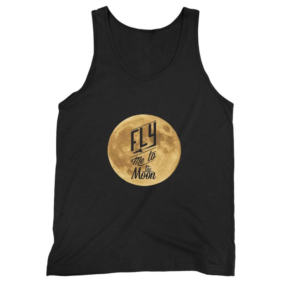 Fly Me To The Moon Frank Sinatra Man’s Tank Top