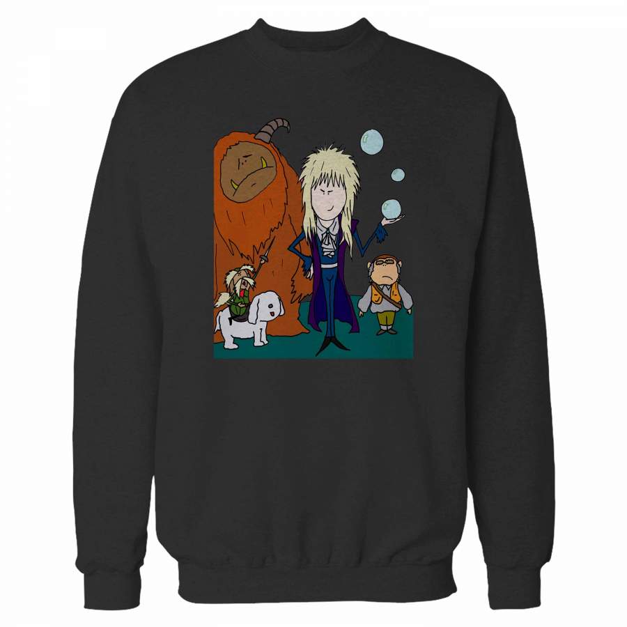 David Bowie Poster Labyrinth Movie Sweatshirt