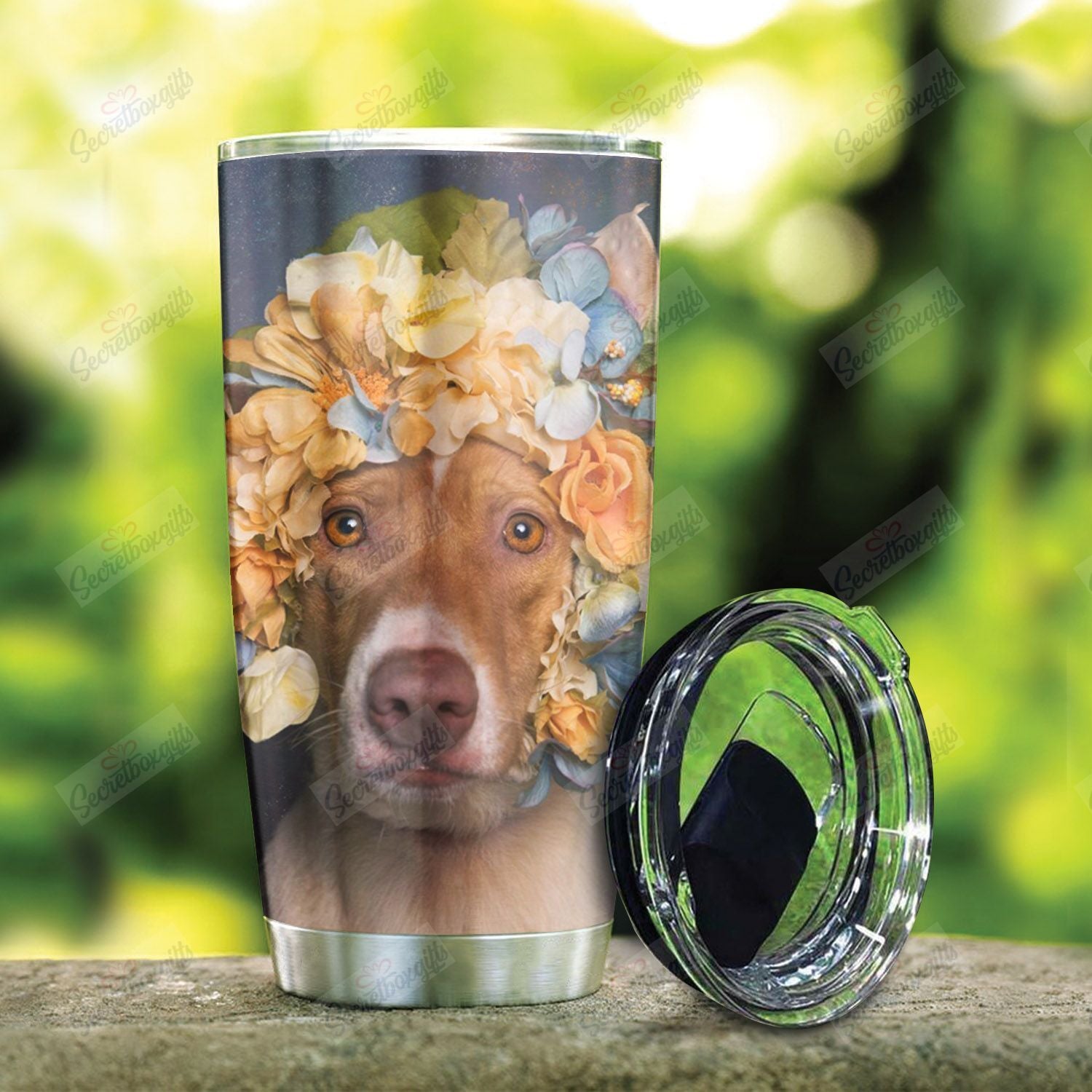 Pitbull Flower Nt0301035T Tumblers