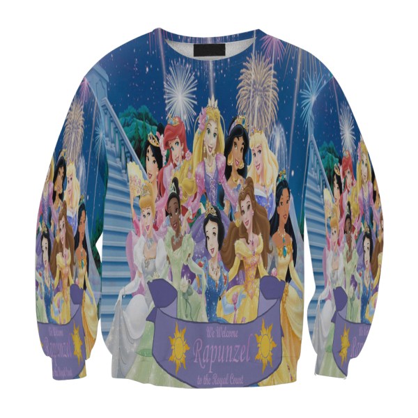 All Disneyland Beauty Princess We Welcome Rapunzel To The Royal Court Gift For Fan 3D Full Printing Sweatshirt