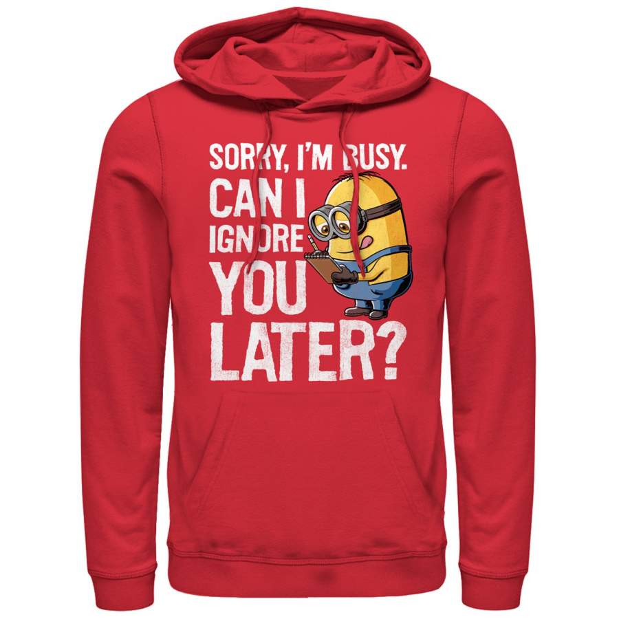 Despicable Me Men’s Minion Ignore You Later  Lightweight Hoodie