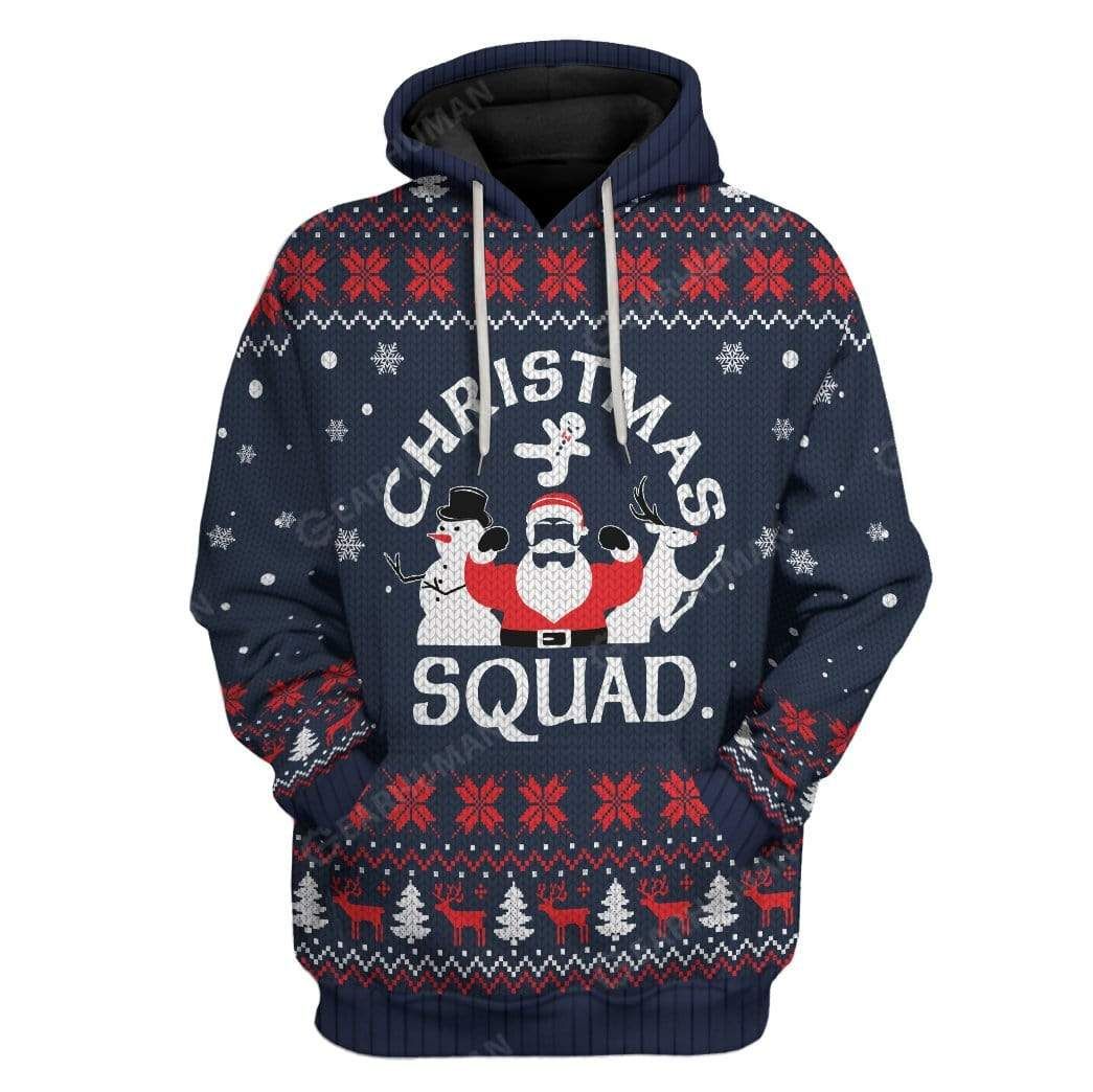 Ugly Christmas Squad Hoodie T-Shirts Apparel