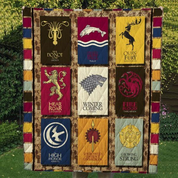 Game Of Throne House 3D Quilt Blanket HGM6