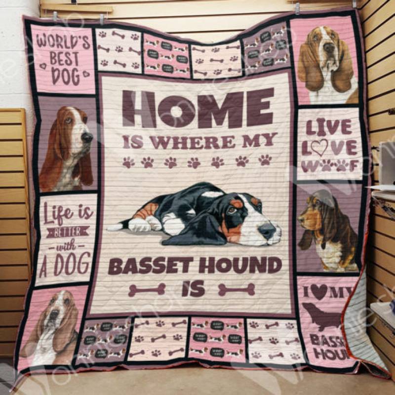 Basset Hound Dog Blanket DCB1201 70O39