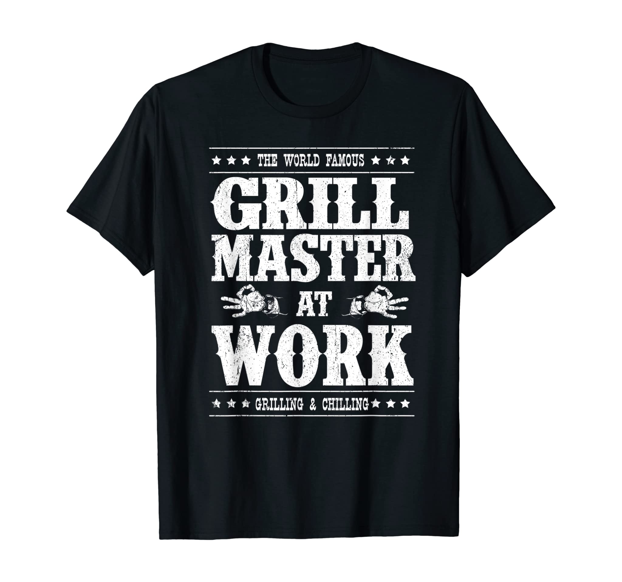 Grill Master Barbecue BBQ Smoker Grillin Dad Grandpa Gifts T-Shirt