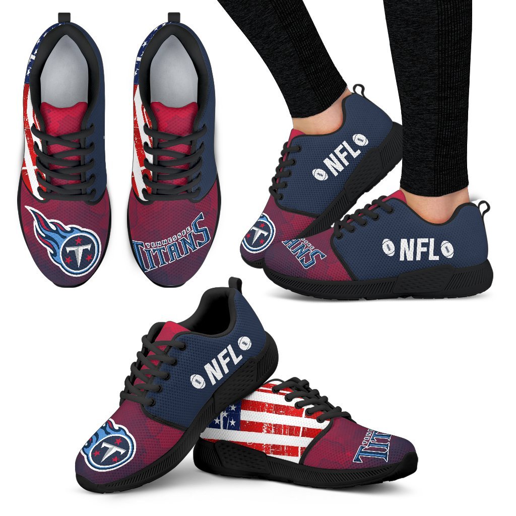 Awesome Fashion Tennessee Titans Shoes Athletic Sneakers