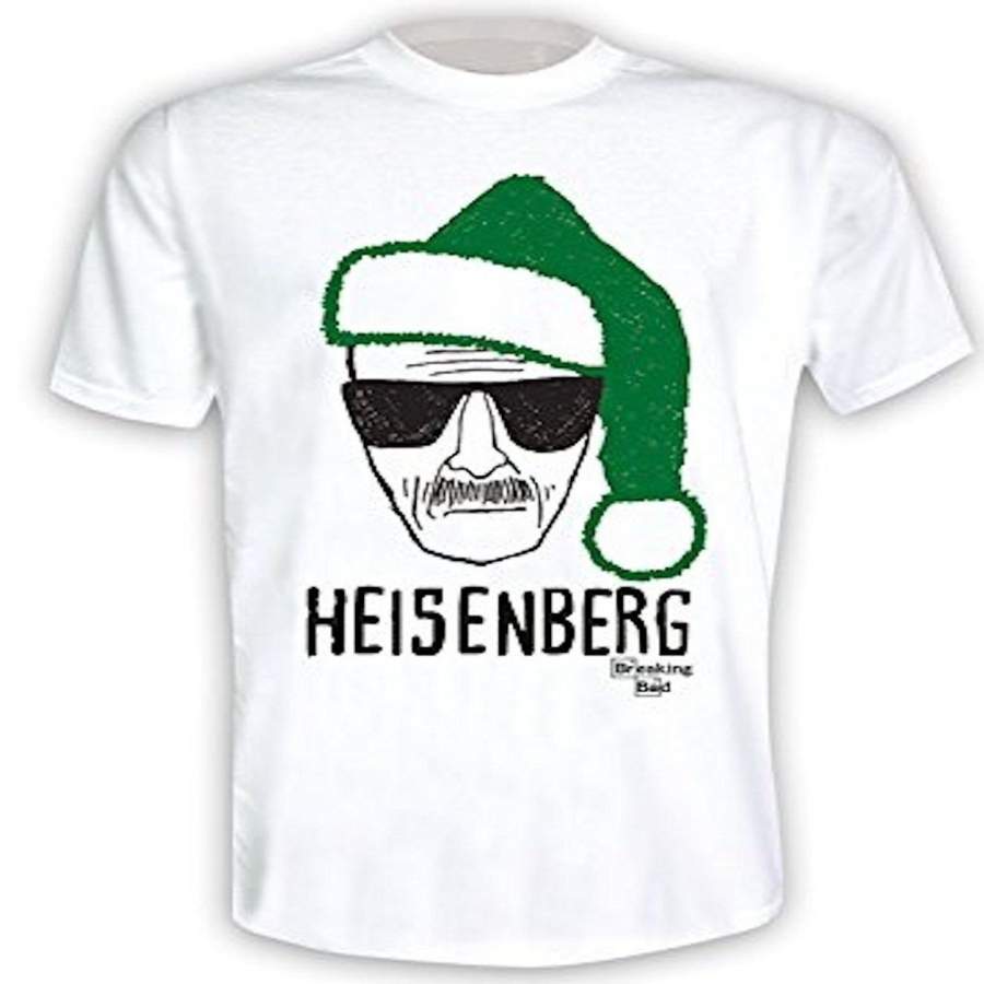 Breaking Bad – Heisenberg Santa Hat Christmas (green) -Mens T Shirt