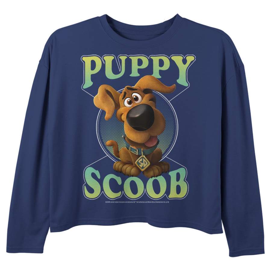 Scooby Doo Girl’s Puppy Circle  Long Sleeve Shirt