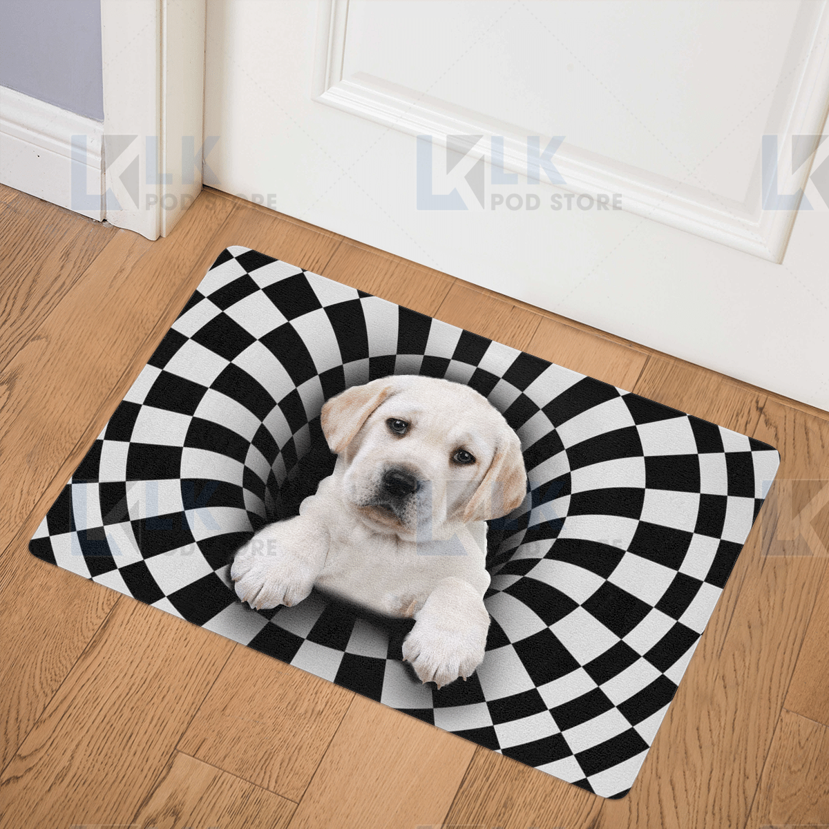 LABRADOR – DOOR MAT Abstract 3d [ID3-N]
