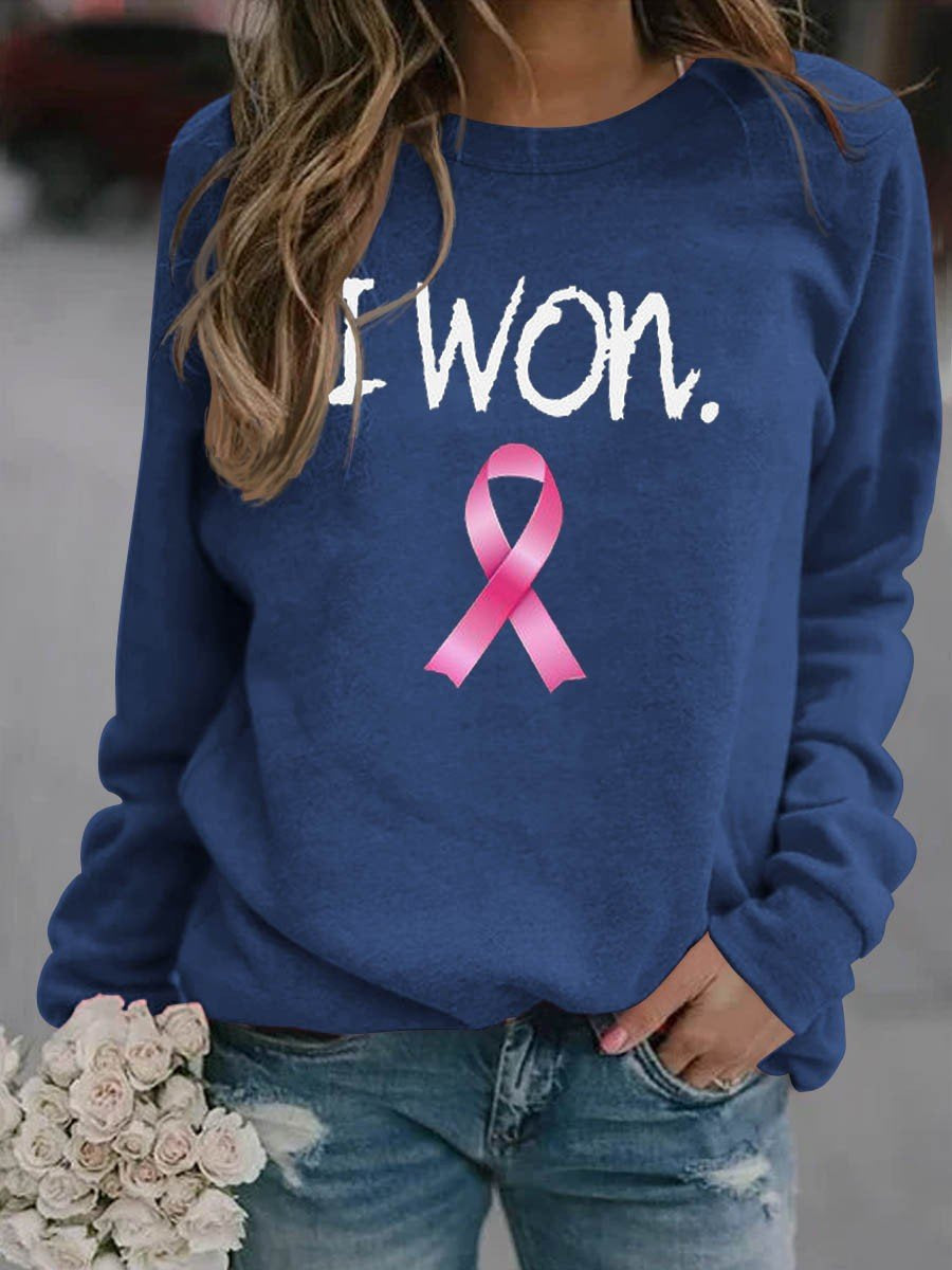 Women’S I Won Cancer Sweatshirt