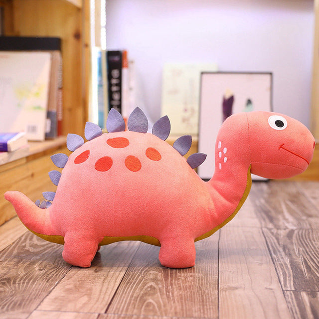 Cartoon Dinosaur Cuddly Plush Stuffed Pillow Dolls For Kids Gifts