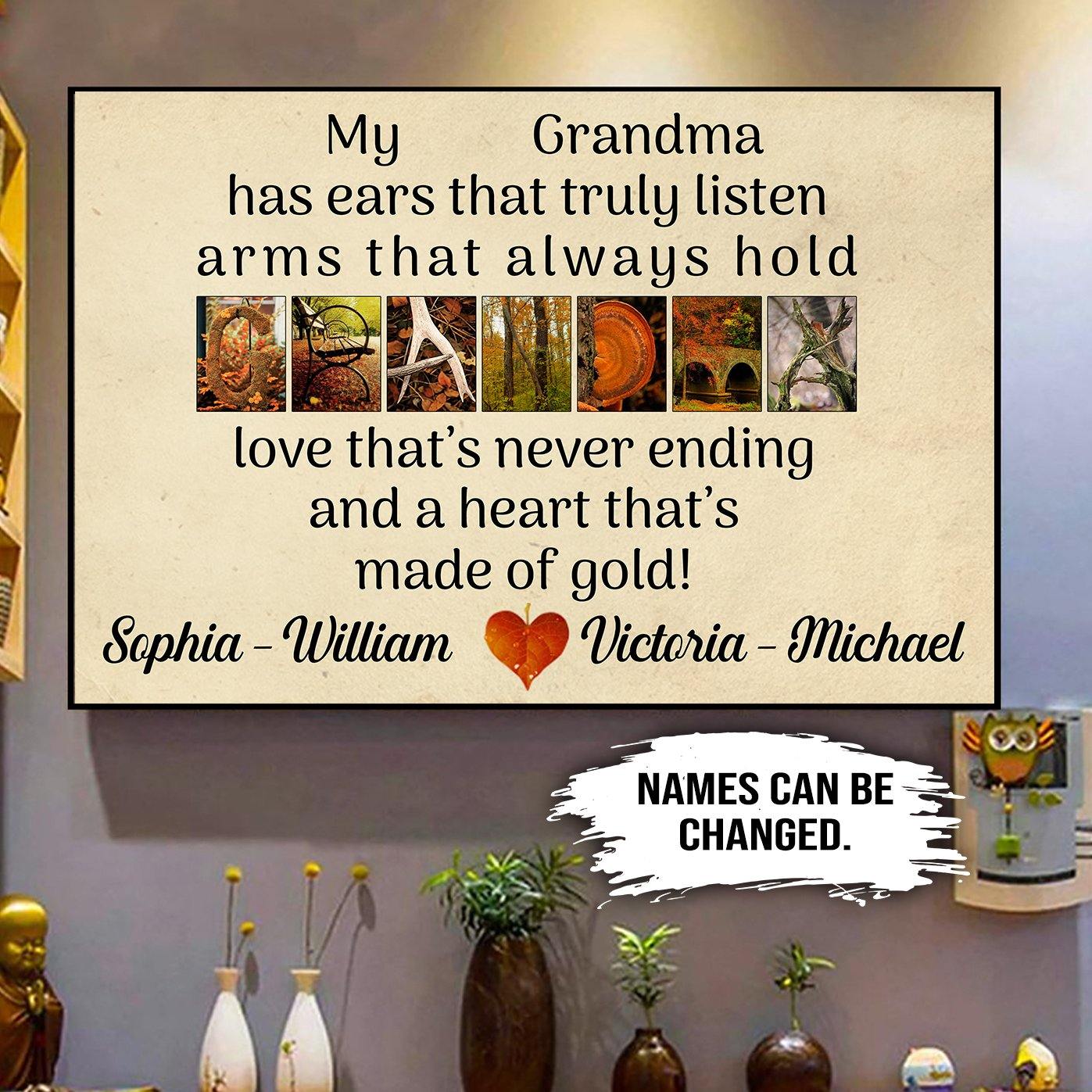 Heart Made Of Gold Personalized Poster Poster Art Design