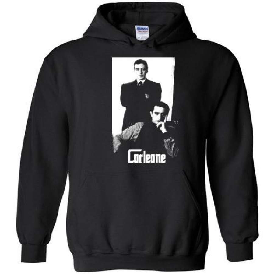 The Godfather Corleone Mafia Robert De Niro Al Pacino v2a , Gildan Heavy Blend Hoodie