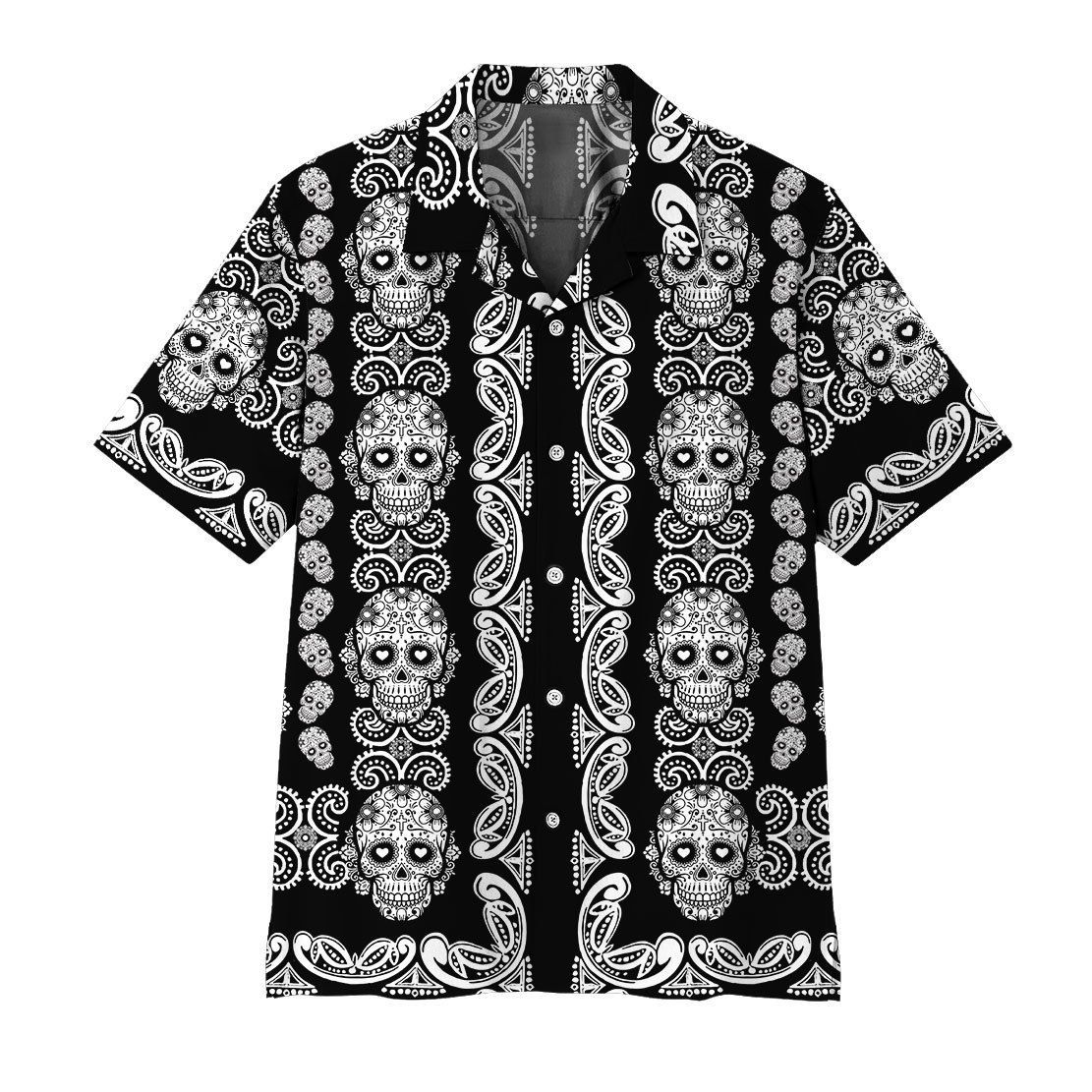 Gearhumans Gearhuman Calavera Hawaiian Shirt Ha80738