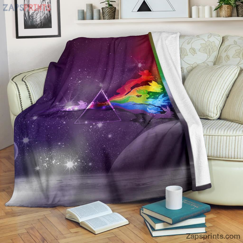 Galaxy Eveeelutions Pokemon Blanket