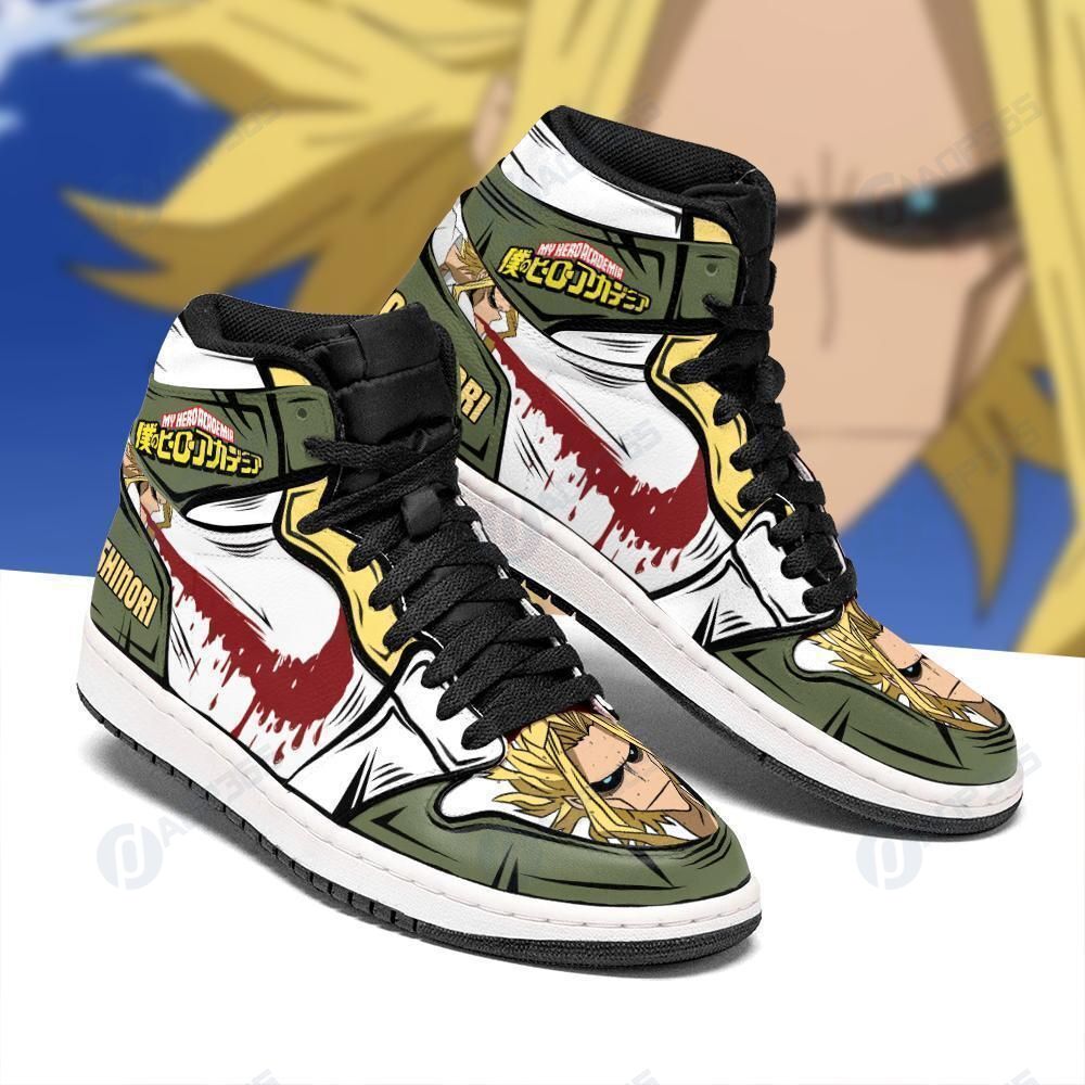 Toshinori Yagi Sneakers Skill My Hero Academia Anime Shoes Pt04 Air Jordan 13 Shoes Hajd2403166