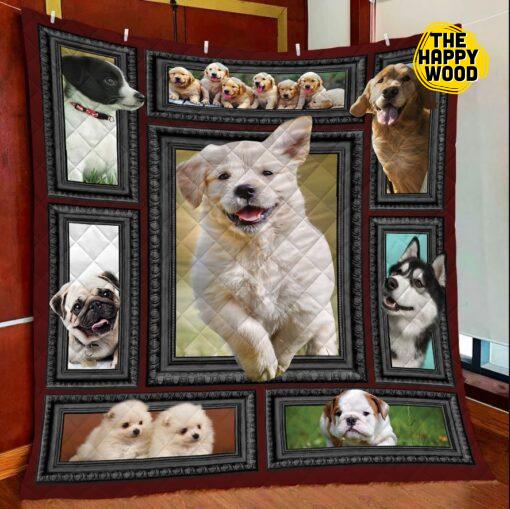 Amazing Lovely Puppy Quilt