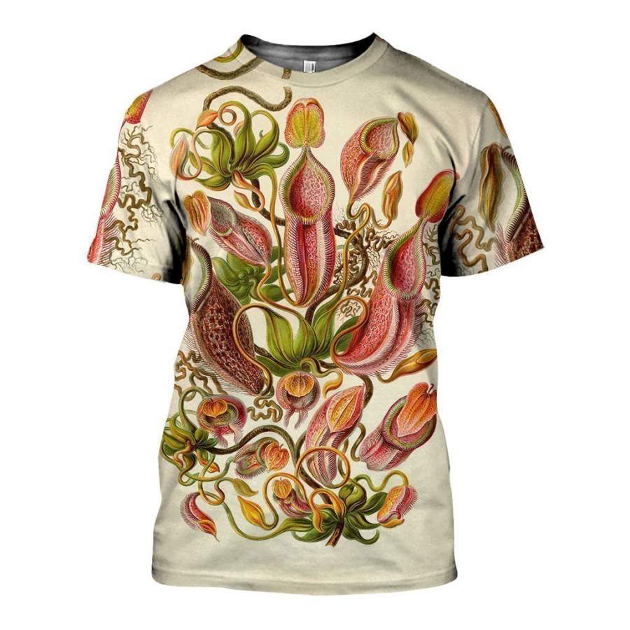 3D All Over Printed Carnivorous Plants Shirts And Shorts