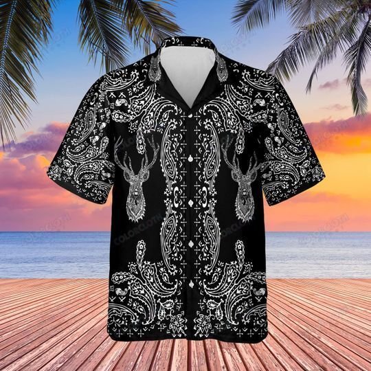 Black Deer Hawaii Shirt Ha63804