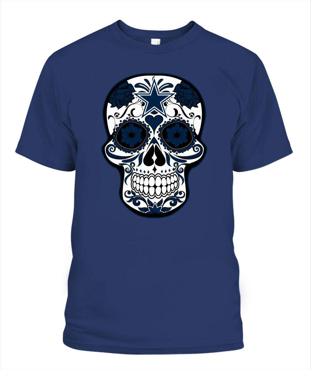 SUGER SKULL DALLAS COWBOYS FANS GIFT T-SHIRT