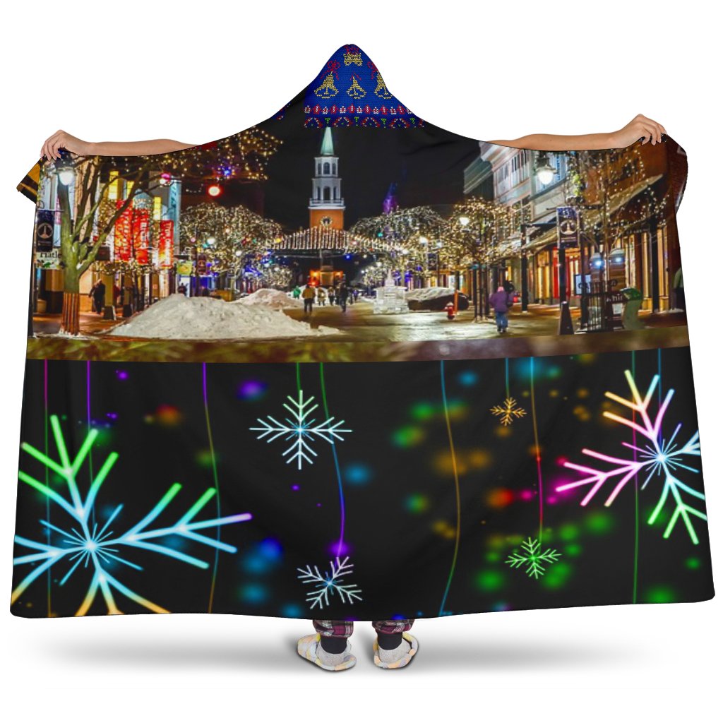 Awesome Ugly Christmas Hooded Blanket