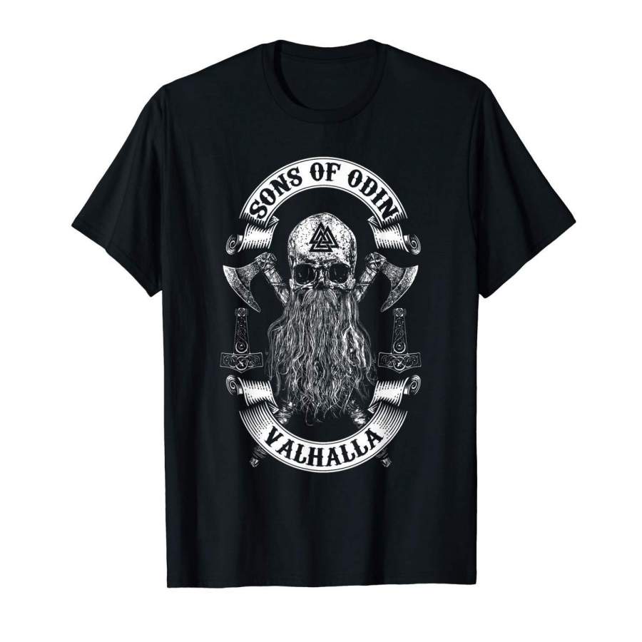 VIKINGS RISE-SONS OF ODIN- Vikings Nordish Odin Thor T-Shirt