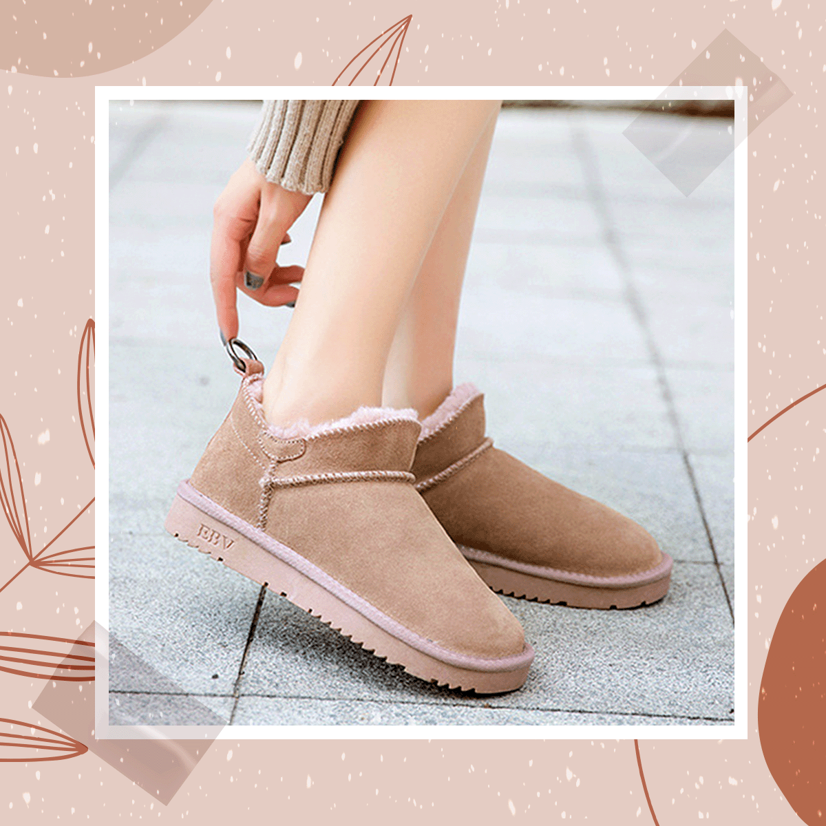 Cowhide Snow Shoes Women Short Boots PoshmarkStore