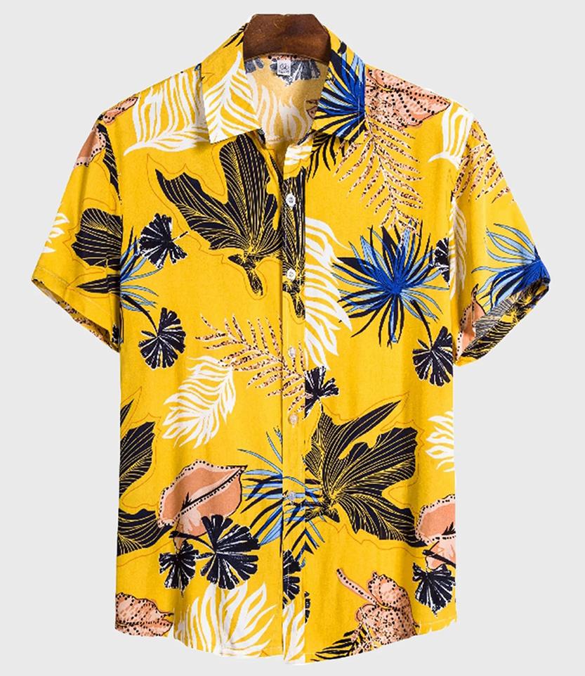 Floral Casual Printed Hawaiian Shirts 4 Ha71639