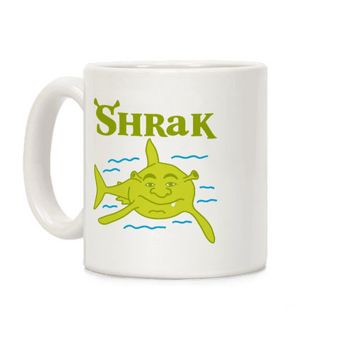 Shrak Shrek The Shark Coffee Mug