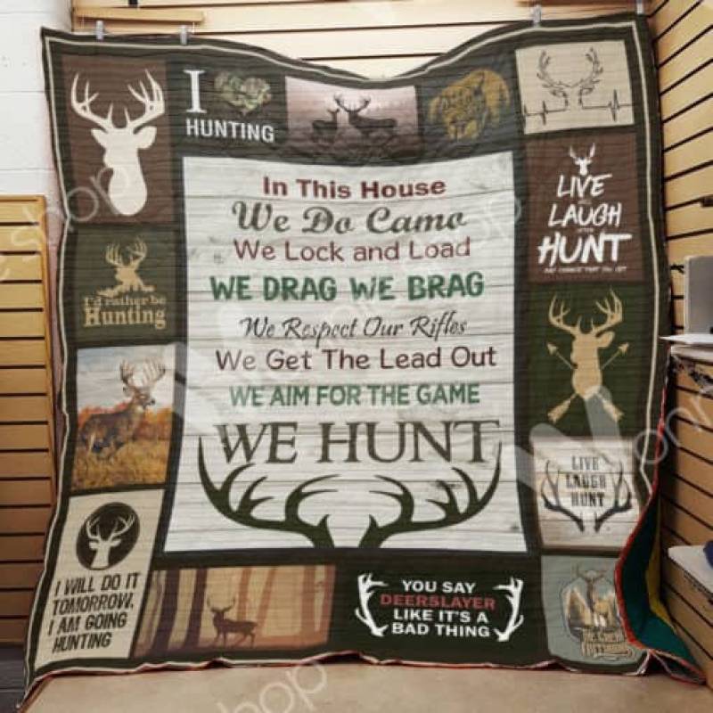 Deer Hunting A2302 85O41 Blanket