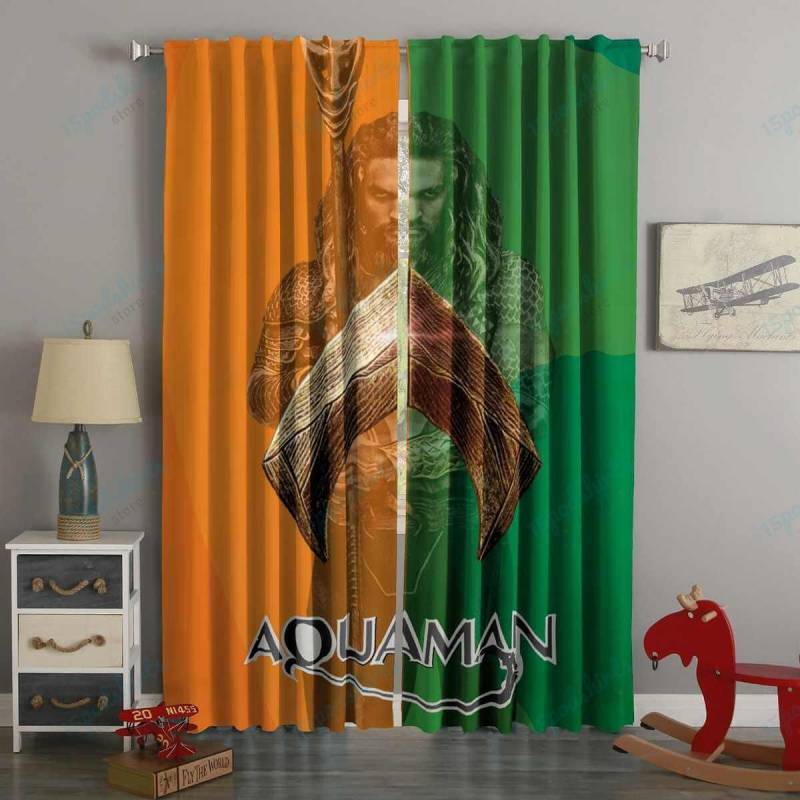 3D Printed Aquaman Style Custom Living Room Curtains