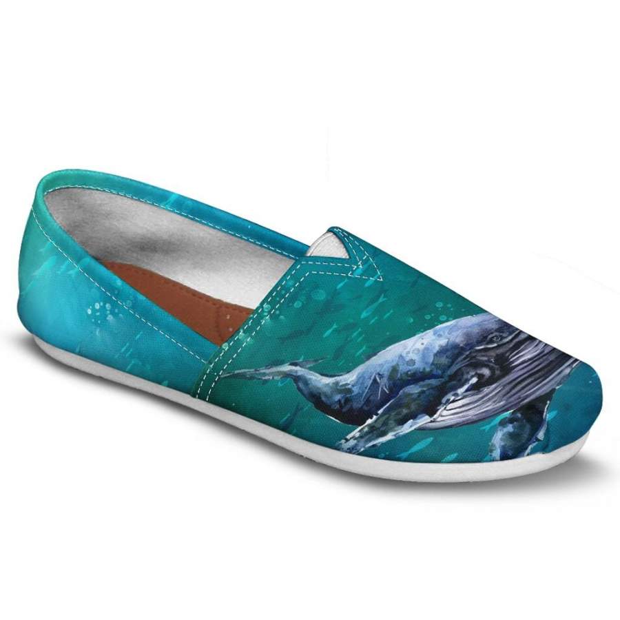 Humpback Whale Casual Shoes-Clearance