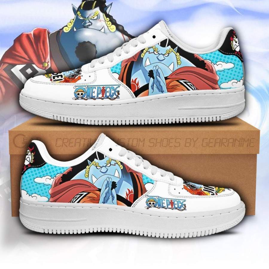 Jinbei Air Sneakers Custom One Piece Anime Shoes Fan PT04