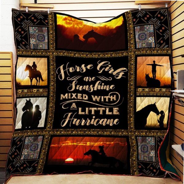 Horse Girls 3D Quilt Blanket HGM13