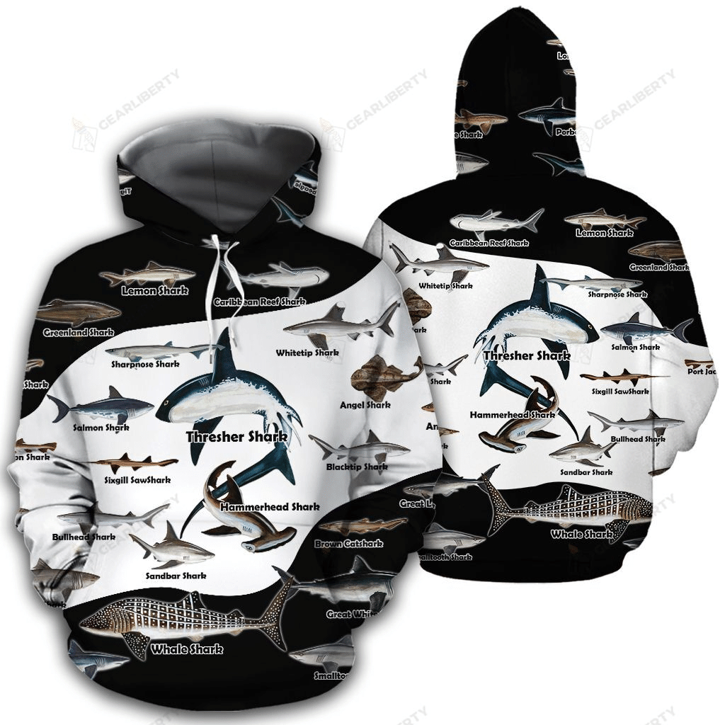 Sharks Lovers 3D Hoodie