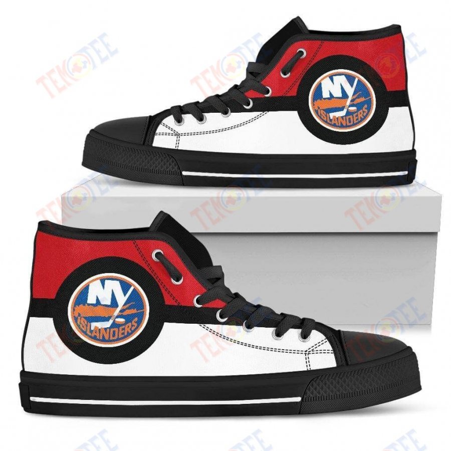 Mens Womens New York Islanders High Top Shoes Bright Colours Open Sections Great TMT528