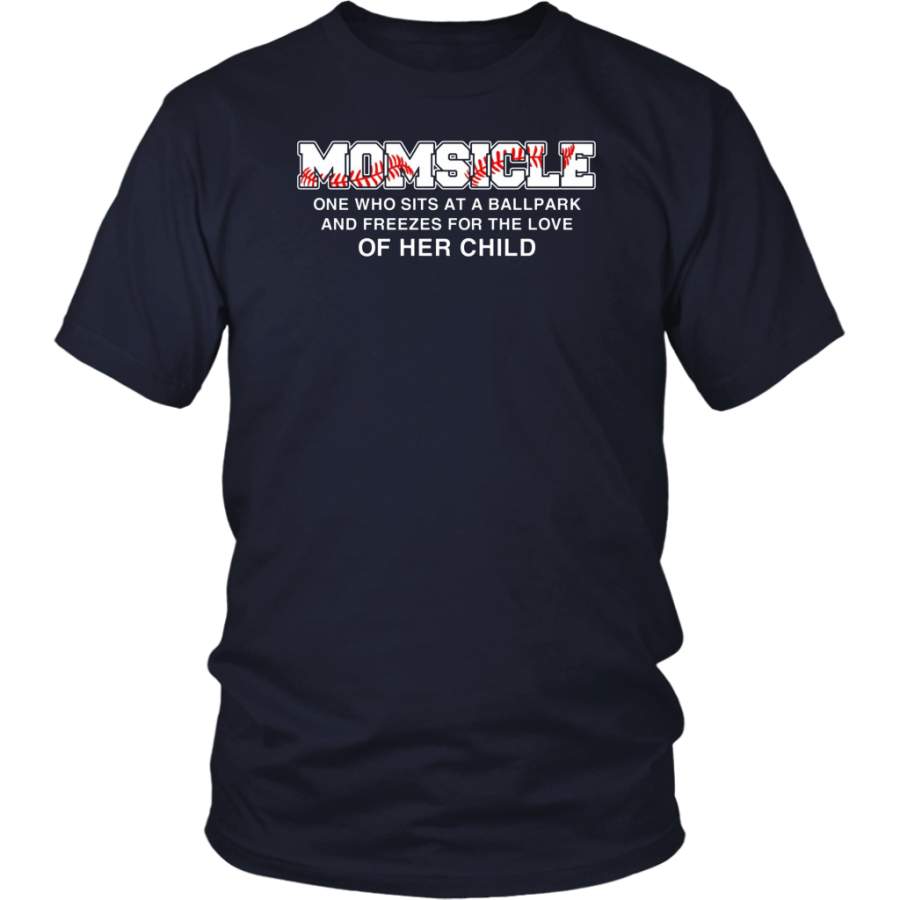 Momsicle Hockey Mom Shirts for Women Mother’s Day T-shirts