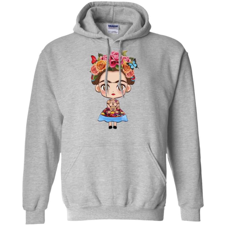 AGR Frida Kahlo Funny T-Shirt Gildan Pullover Hoodie