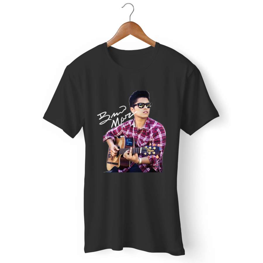 Bruno Mars Signature White Man’s T-Shirt