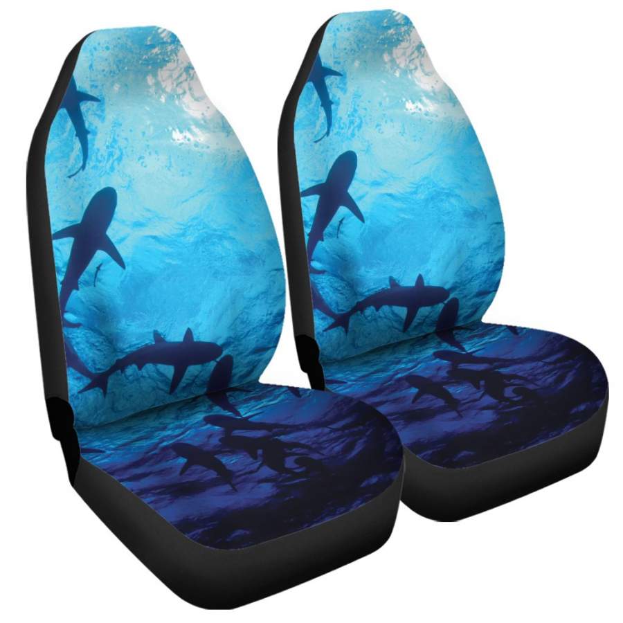 Shark Underwear Print Universal Fit Car Seat Covers