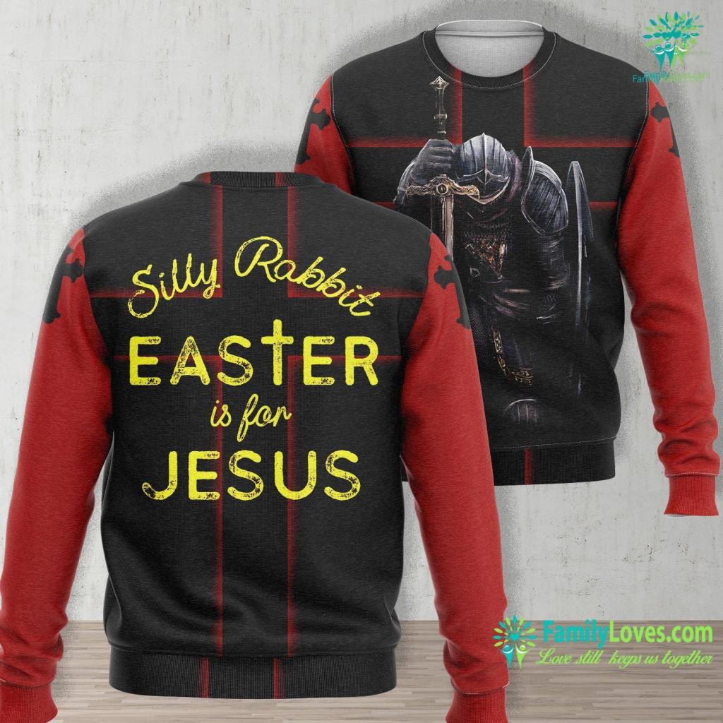 Joseph Of Arimathea Silly Rabbit Easter Is For Jesus Christians Men Women Kids Jesus Unisex Long Sleeve Sweatshirt All Over Print